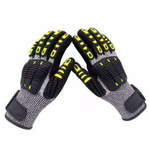 Custom Knuckle Synthetic Microfiber Anti-Impact Anticut Protective Leather Gloves Industrial Resistant Mechanic Gloves for Men