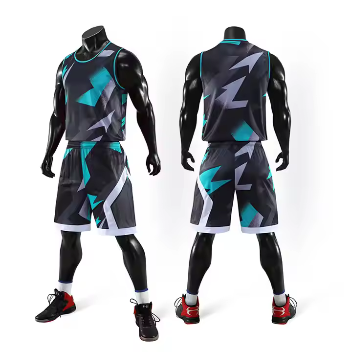 Custom Sublimation Basketball Wear Plus Size Quick Dry Basketball Jersey Plain Basketball Uniform