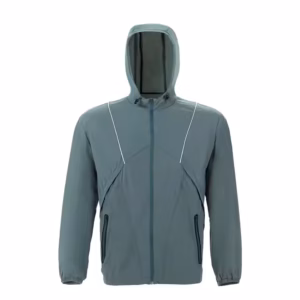 Glow Hooded Jacket Glowing Jacket Fiber Optic Jacket for Men Outdoor