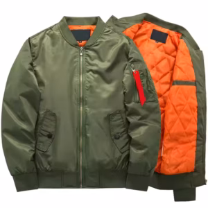 High Quality Thick and Thin Green Motorcycle Ma-1 aviator pilot Air Men Bomber Jacket