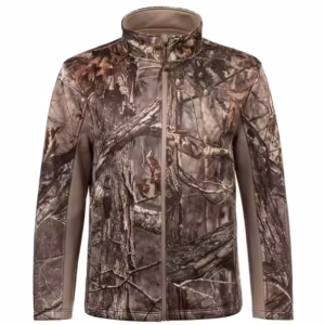 Hot Selling Amazon Durable Men Waterproof Breathable Camouflage Fishing Rain Outdoor Camo Mid Weight Soft Shell Hunting Jacket