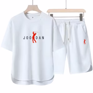 Men's Casual T-Shirt Sets Vintage Style Summer Clothing with Pants Fashion Track Suits Wholesale Plus Size Options