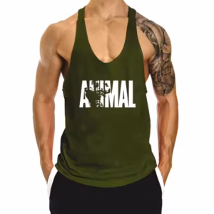 Men's Sleeveless Gym Tank Tops Quick Dry Compression Summer Singlet 100% Cotton Casual Style Wholesale