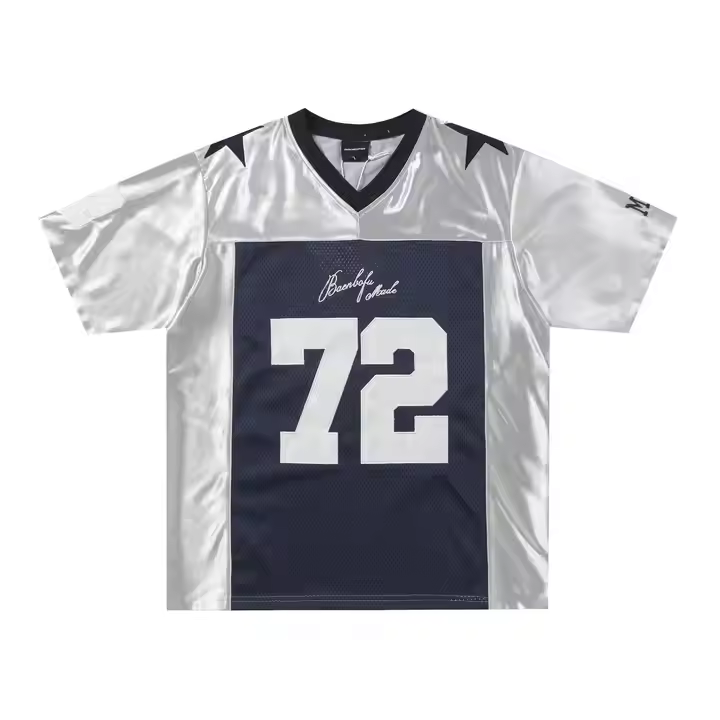 New Jersey Men's Sports T-Shirt Summer Library Collection 180g Fabric Weight Solid Mesh Cloth Stitching Short-Sleeved Oversized New Jersey Men's Sports T-Shirt Summer Library Collection 180g Fabric Weight Solid Mesh Cloth Stitching Short-Sleeved Oversized