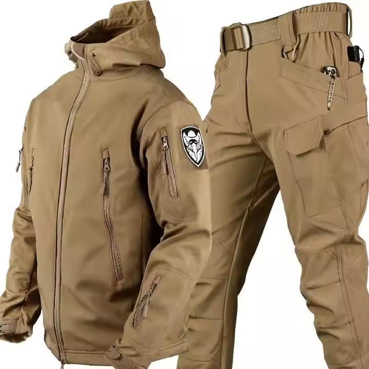 Outdoor Camouflage Jacket Padded Fleece Warm Tactical Suit Spring Autumn Winter Plus Size Soft Shell Men Outdoor Jackets Outdoor Camouflage Jacket Padded Fleece Warm Tactical Suit Spring Autumn Winter Plus Size Soft Shell Men Outdoor Jackets