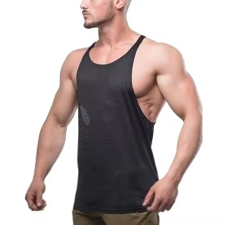 Top Quality Comfortable Breathable Fitness Athletic Running Compression Men Singlets Customized Running Singlet for Men Top Quality Comfortable Breathable Fitness Athletic Running Compression Men Singlets Customized Running Singlet for Men
