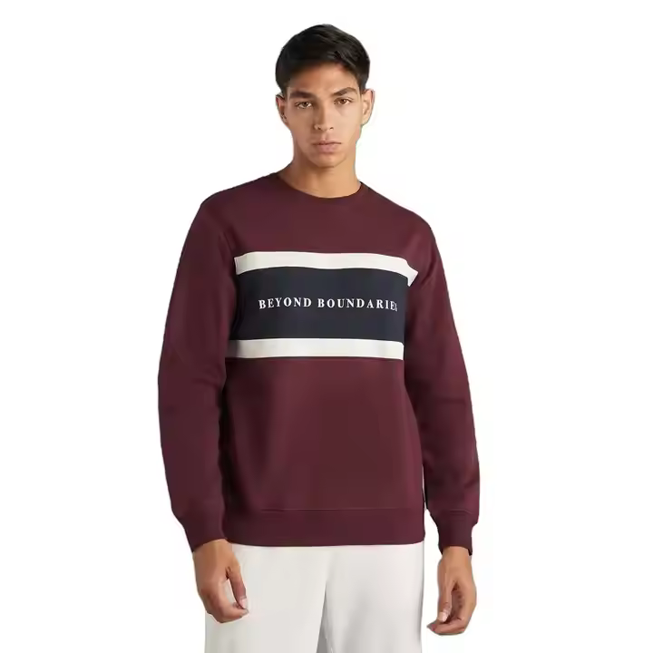 Top Selling Trendy Streetwear Mens Sweatshirts Lightweight & Stylish Soft Fabric Printed Men Sweat Shirt Perfect For All Seasons