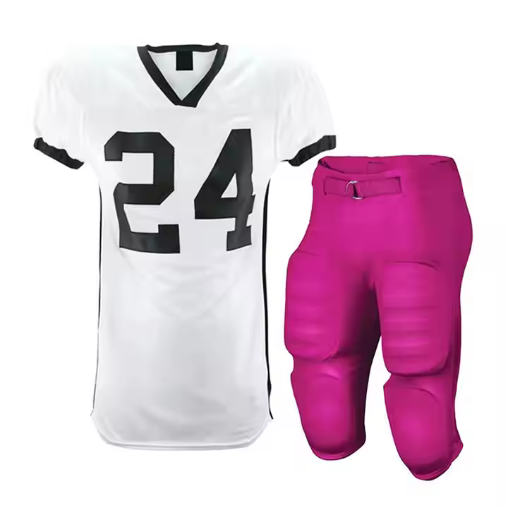 Hot Sale American Football Uniforms High Quality with Breathable Plus Size Features Short Sleeves Available in Wholesale Price Hot Sale American Football Uniforms High Quality with Breathable Plus Size Features Short Sleeves Available in Wholesale Price